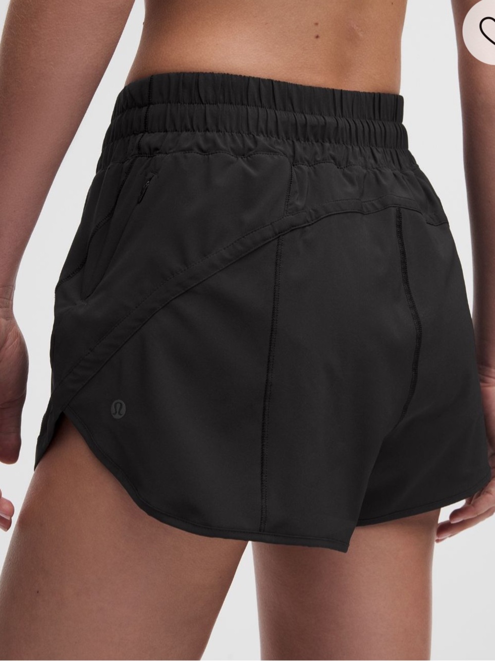 lululemon athletica Black High-Rise Lined Athletic Shorts